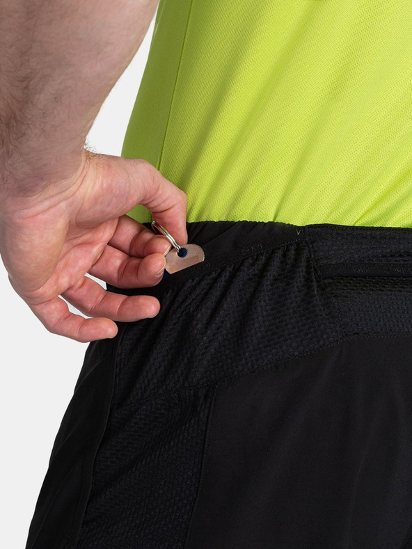 Kilpi Černé pánské sportovní kraťasy Kilpi Rafel