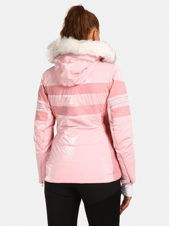Kilpi Světle růžová dámská lyžařská bunda Kilpi Dalila