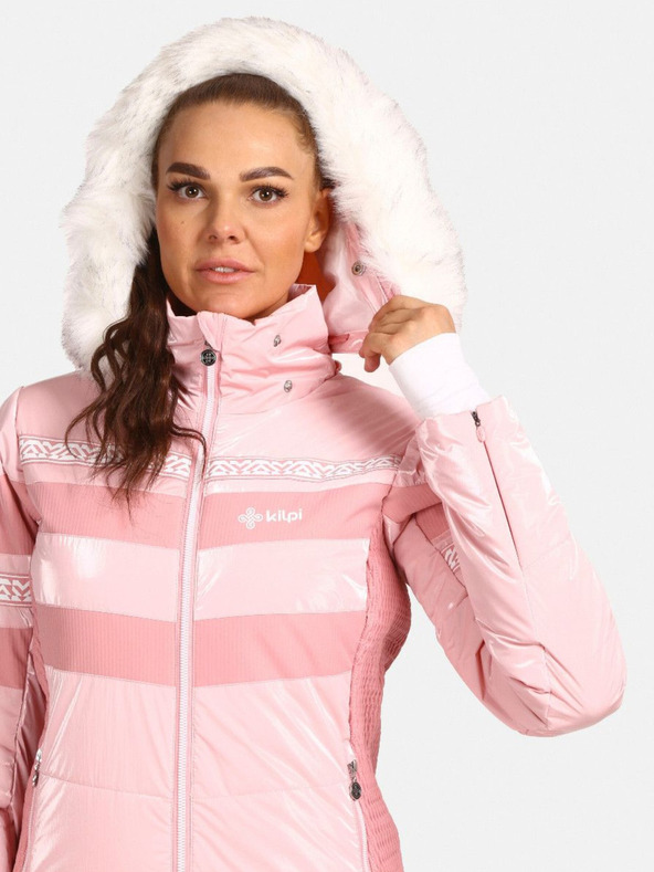 Kilpi Světle růžová dámská lyžařská bunda Kilpi Dalila