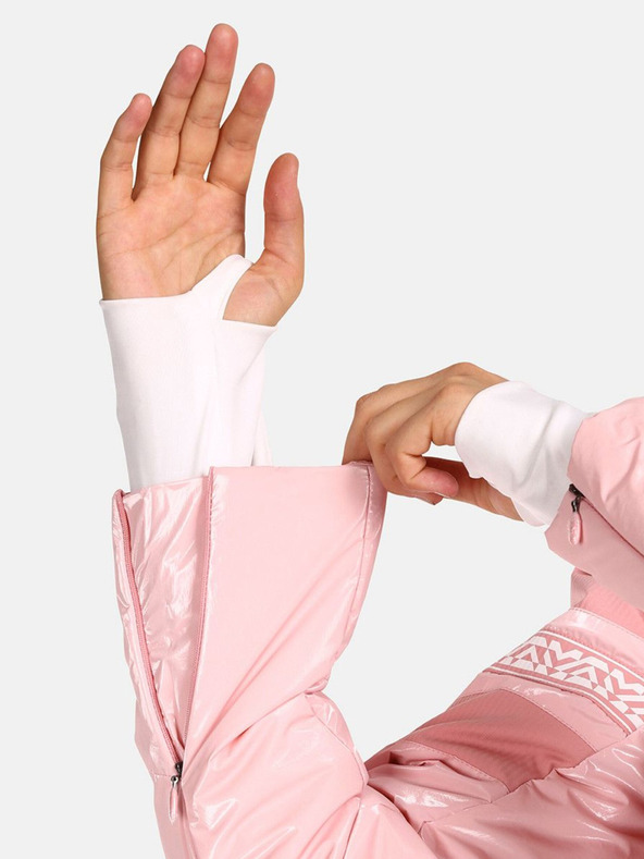 Kilpi Světle růžová dámská lyžařská bunda Kilpi Dalila