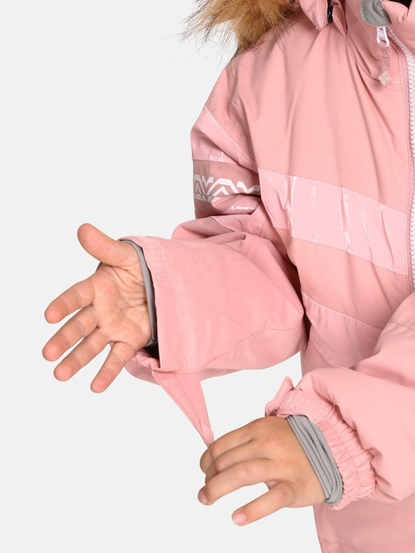 Kilpi Světle růžová holčičí lyžařská bunda Kilpi Dalila