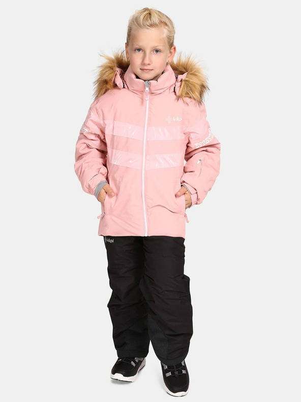 Kilpi Světle růžová holčičí lyžařská bunda Kilpi Dalila