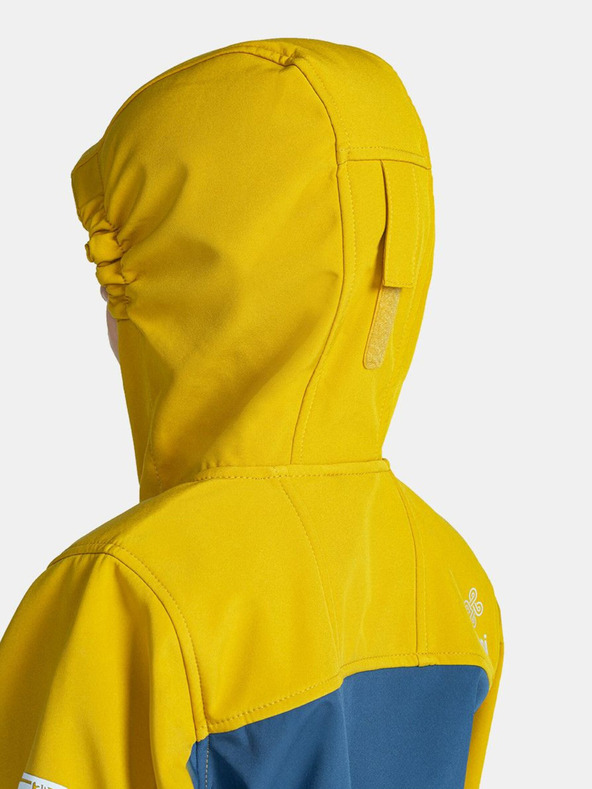 Kilpi Žluto-modrá klučičí softdhellová bunda Kilpi Ravio
