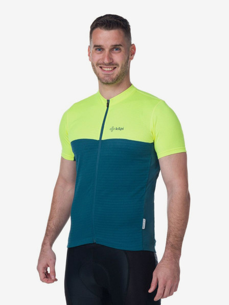 Kilpi Zeleno-Petrolejový pánský cyklistický dres Kilpi Lauben