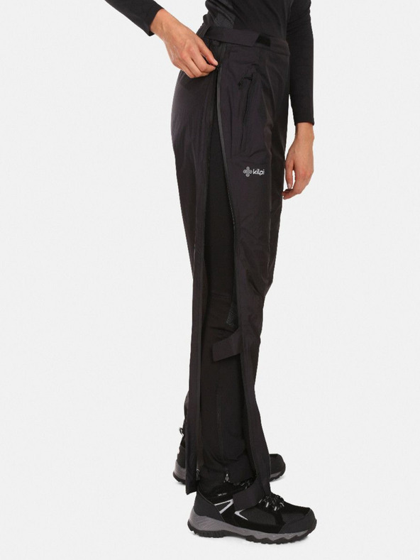Kilpi Černé dámské nepromokavé kalhoty Kilpi Alpin-W