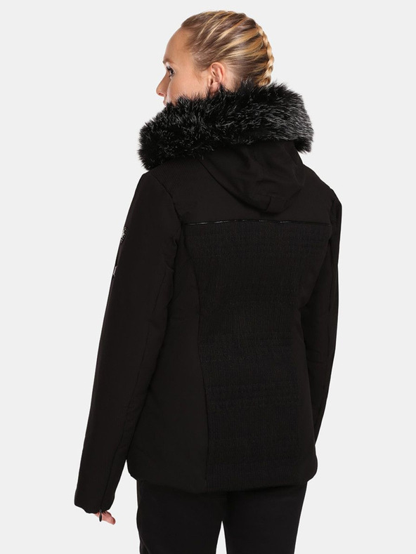 Kilpi Černá dámská lyžařská vyhřívaná bunda Kilpi Emilin
