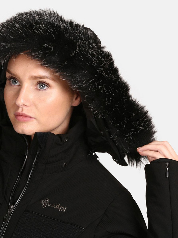 Kilpi Černá dámská lyžařská vyhřívaná bunda Kilpi Emilin