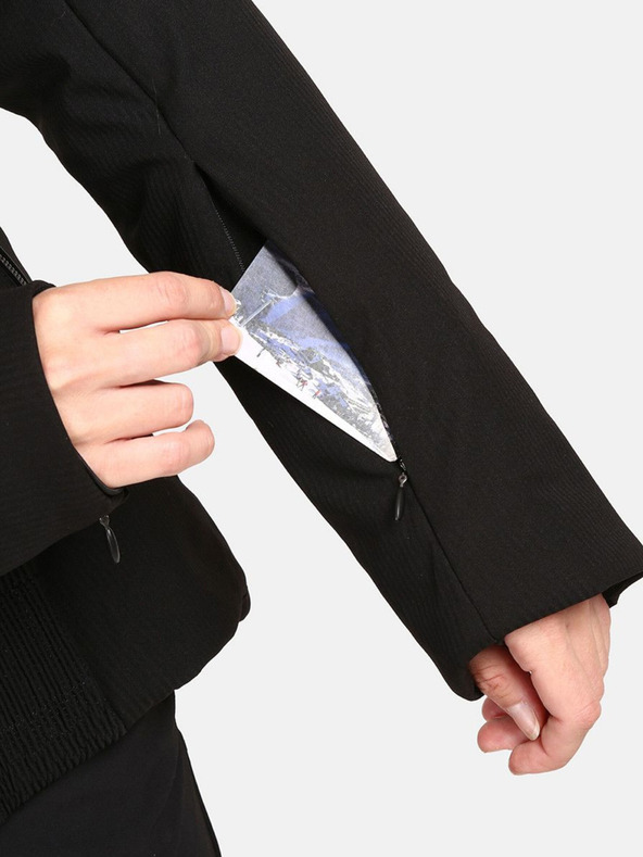 Kilpi Černá dámská lyžařská vyhřívaná bunda Kilpi Emilin