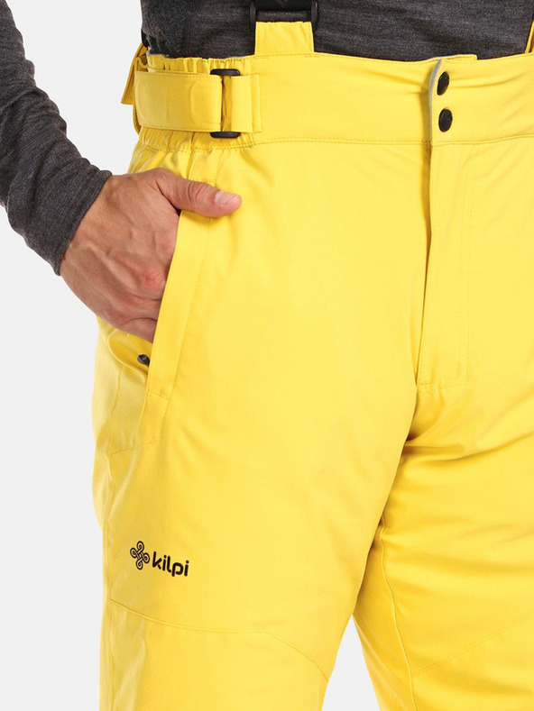 Kilpi Žluté pánské lyžařské kalhoty Kilpi Mimas
