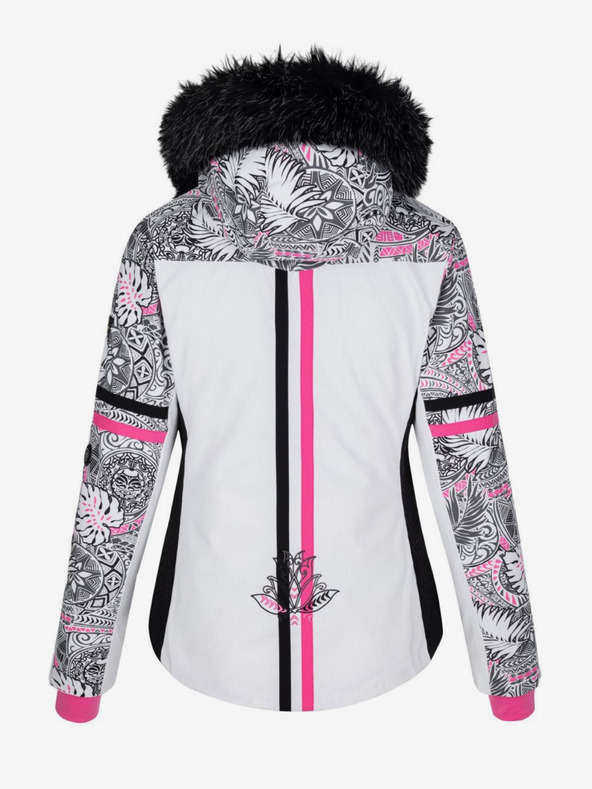 Kilpi Bílá dámská lyžařská vyhřívaná bunda Kilpi Lena-W