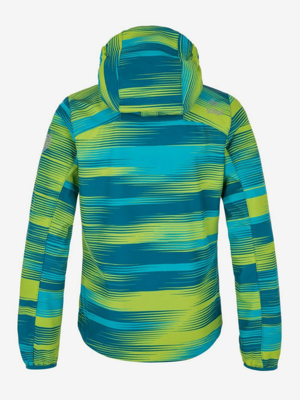 Kilpi Zeleno-modrá softshellová bunda Kilpi Ravio