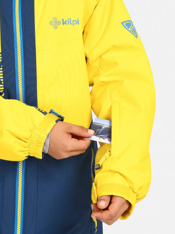 Kilpi Žlutá klučičí lyžařská zimní bunda Kilpi Ateni