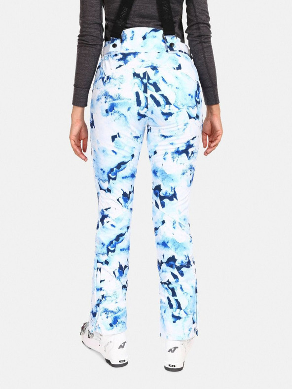 Kilpi Modro-bílé dámské softshellové lyžařské kalhoty Kilpi TORIEN-W