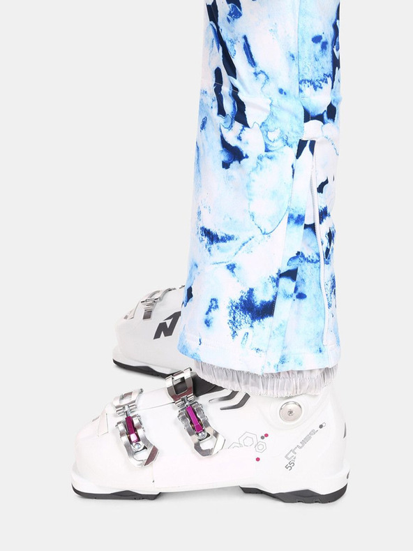 Kilpi Modro-bílé dámské softshellové lyžařské kalhoty Kilpi TORIEN-W