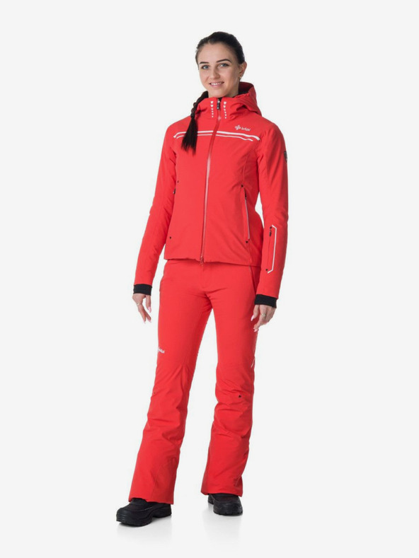Kilpi Červená dámská lyžařská bunda Kilpi CORTINI