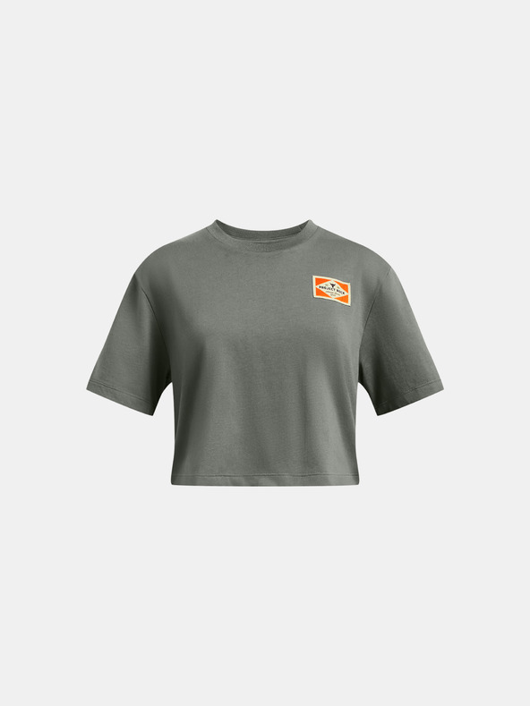 Under Armour Dívčí tričko Under Armour Pjt Rck Campus Crop SS