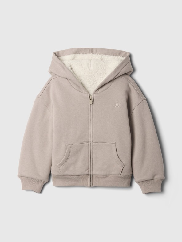 GAP Baby zateplená sherpa mikina