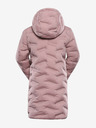 ALPINE PRO Růžový holčičí Hi-Therm kabát s impregnací Alpine Pro Awedo