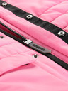 ALPINE PRO Růžová holčičí bunda s membránou PTX Alpine Pro  Werdo