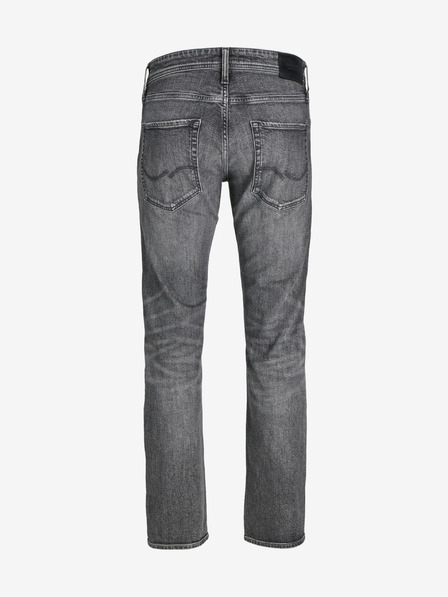 Jack & Jones Šedé pánské straight fit džíny Jack & Jones Mike
