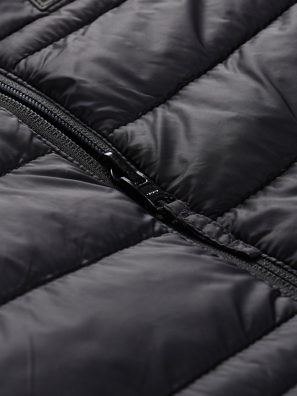 ALPINE PRO Dětská oboustranná bunda hi-therm ALPINE PRO DOUWO černá