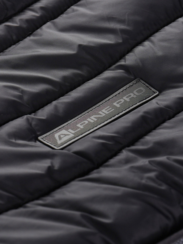 ALPINE PRO Dětská oboustranná bunda hi-therm ALPINE PRO DOUWO černá