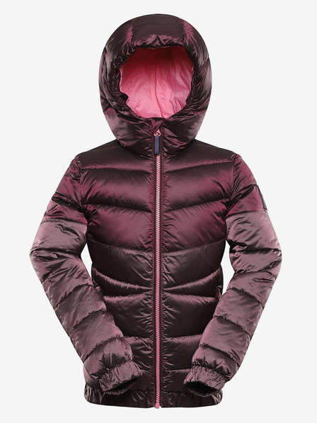 ALPINE PRO Dětská hi-therm bunda s impregnací ALPINE PRO GROLLO růžová
