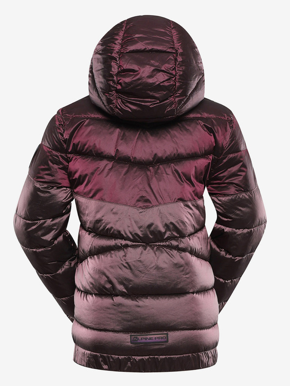 ALPINE PRO Dětská hi-therm bunda s impregnací ALPINE PRO GROLLO růžová