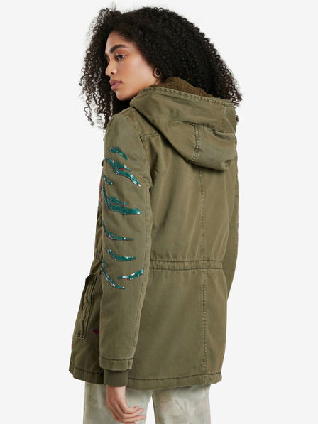 Desigual Khaki dámská lehká bunda Desigual Flix