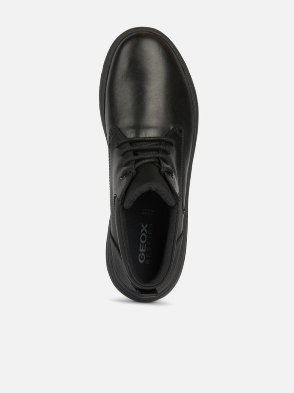 Geox Černá pánská kotníková obuv Geox Portello