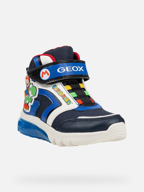 Geox Tmavě modré chlapecké tenisky Geox Ciberdron