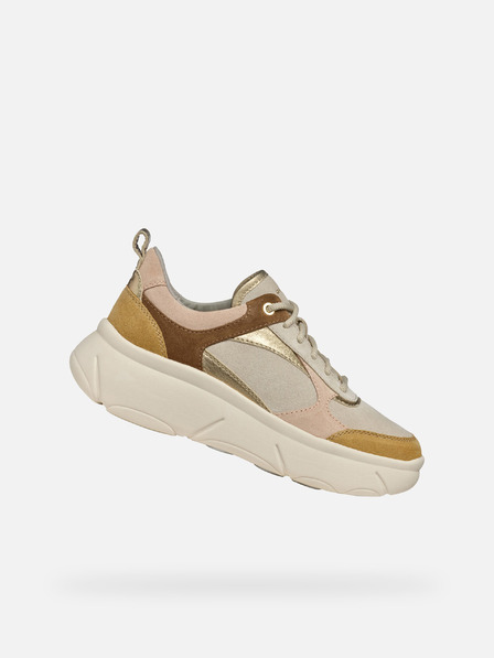Geox Béžové dámské tenisky Geox Nebula 2.0 X