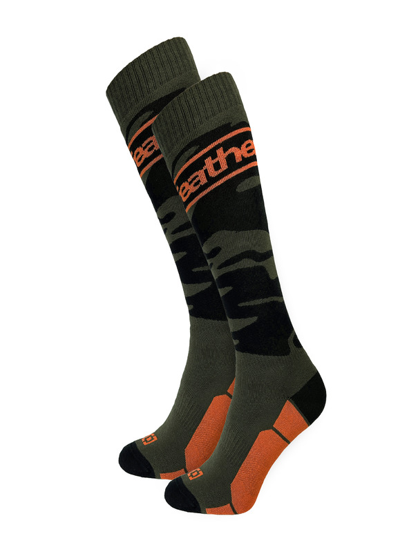 Horsefeathers Snowboardové ponožky Enver - burnt olive velikost 11 - 13 HORSEFEATHERS