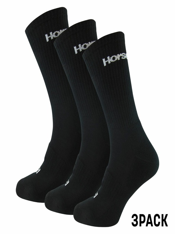 Horsefeathers Ponožky Delete Premium 3Pack - black velikost 11 - 13 HORSEFEATHERS