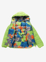 ALPINE PRO Dětská oboustranná bunda hi-therm ALPINE PRO DOUWO zelená