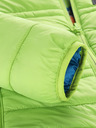 ALPINE PRO Dětská oboustranná bunda hi-therm ALPINE PRO DOUWO zelená