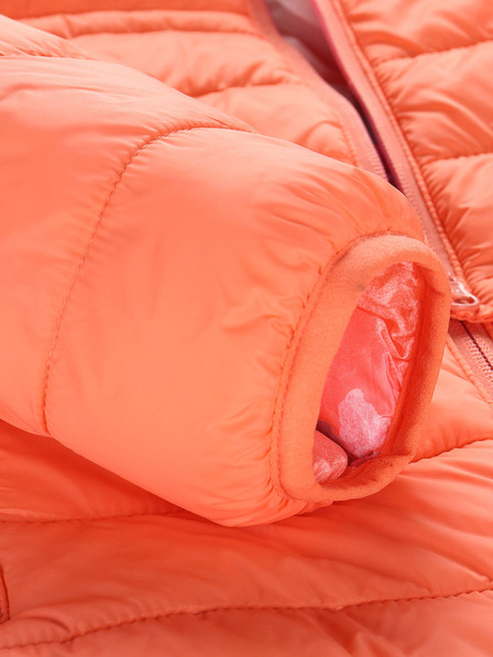 ALPINE PRO Dětská oboustranná bunda hi-therm ALPINE PRO DOUWO oranžová