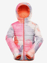 ALPINE PRO Dětská oboustranná bunda hi-therm ALPINE PRO DOUWO oranžová