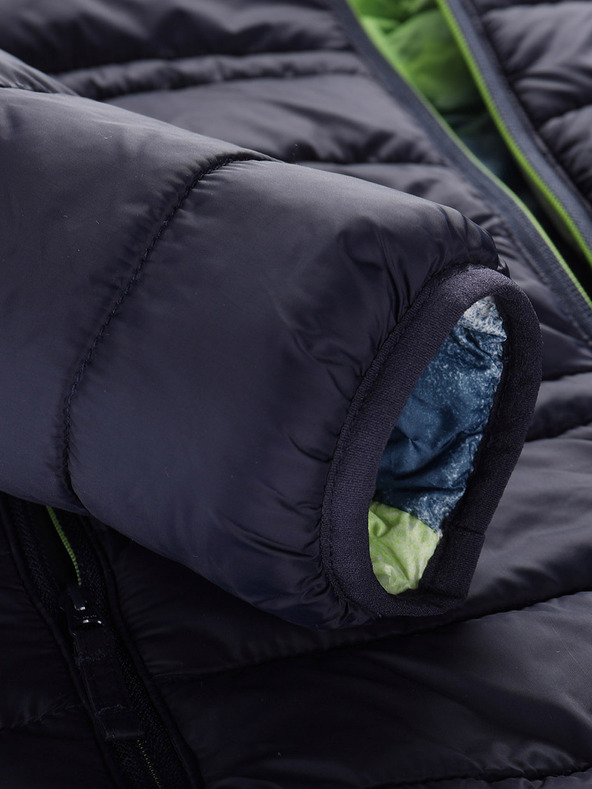 ALPINE PRO Dětská oboustranná bunda hi-therm ALPINE PRO DOUWO modrá