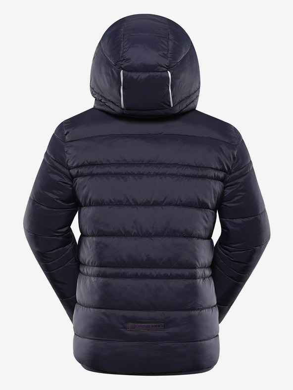 ALPINE PRO Dětská oboustranná bunda hi-therm ALPINE PRO DOUWO modrá