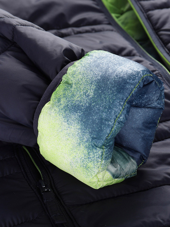 ALPINE PRO Dětská oboustranná bunda hi-therm ALPINE PRO DOUWO modrá