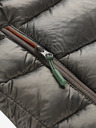 ALPINE PRO Dětská hi-therm bunda s impregnací ALPINE PRO GROLLO neutrální / zemitá