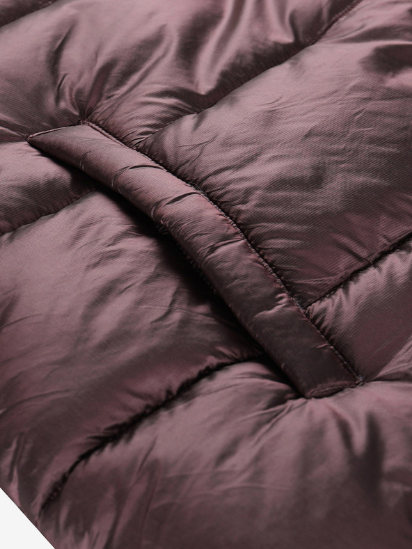 ALPINE PRO Dlouhá dámská prošívaná vesta s wr ALPINE PRO UREFA růžová