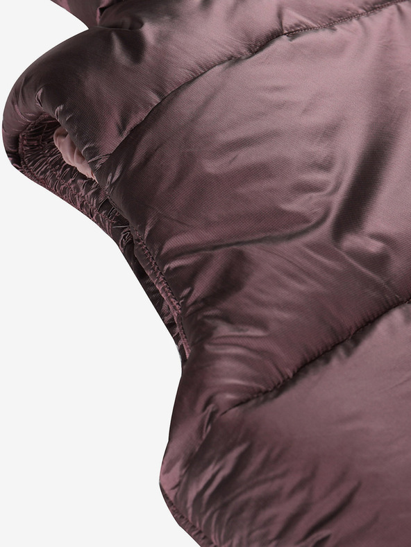 ALPINE PRO Dlouhá dámská prošívaná vesta s wr ALPINE PRO UREFA růžová