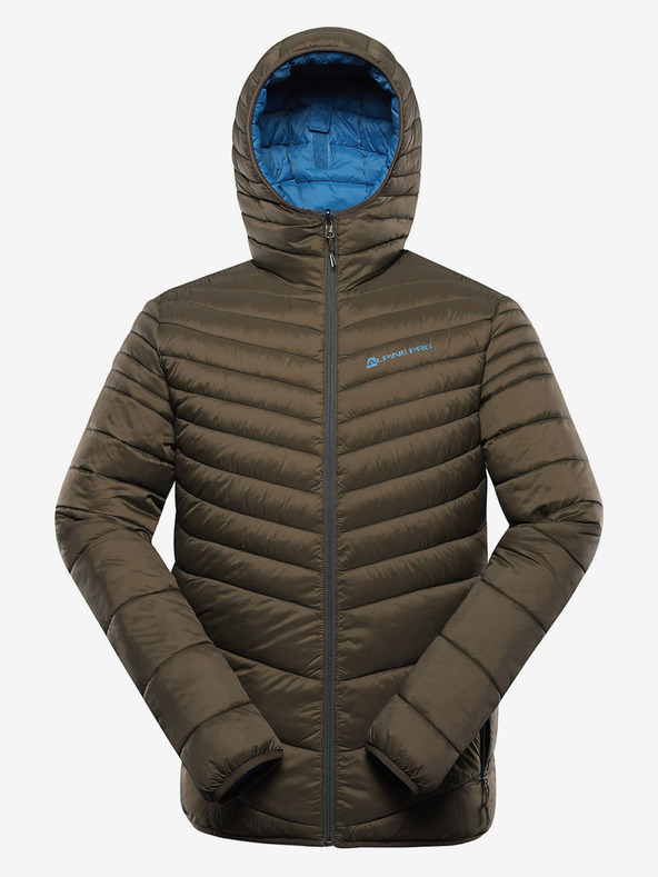 ALPINE PRO Zelená pánská oboustranná bunda Hi-Therm Alpine Pro Erom
