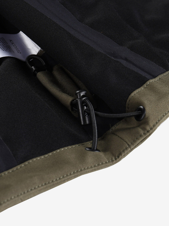 ALPINE PRO Zelená dětská softshellová bunda s membránou Alpine Pro Jerdo