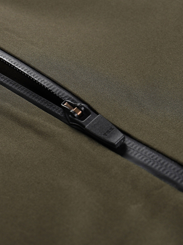 ALPINE PRO Zelená dětská softshellová bunda s membránou Alpine Pro Jerdo