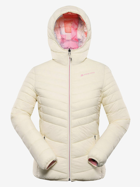 ALPINE PRO Béžová dámská oboustranná bunda Hi-Therm Alpine Pro Eroma