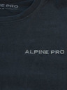 ALPINE PRO Černé pánské tričko ALPINE PRO Marb