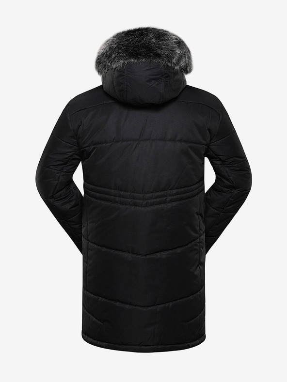 ALPINE PRO Černá pánská bunda s membránou PTX ALPINE PRO Molid